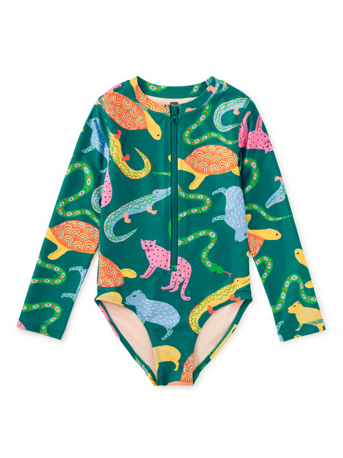  Long Sleeve One-Piece Swimsuit