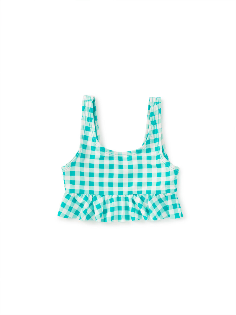 Ruffle Tankini Swim Top