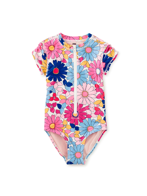  Rash Guard One-Piece Swimsuit