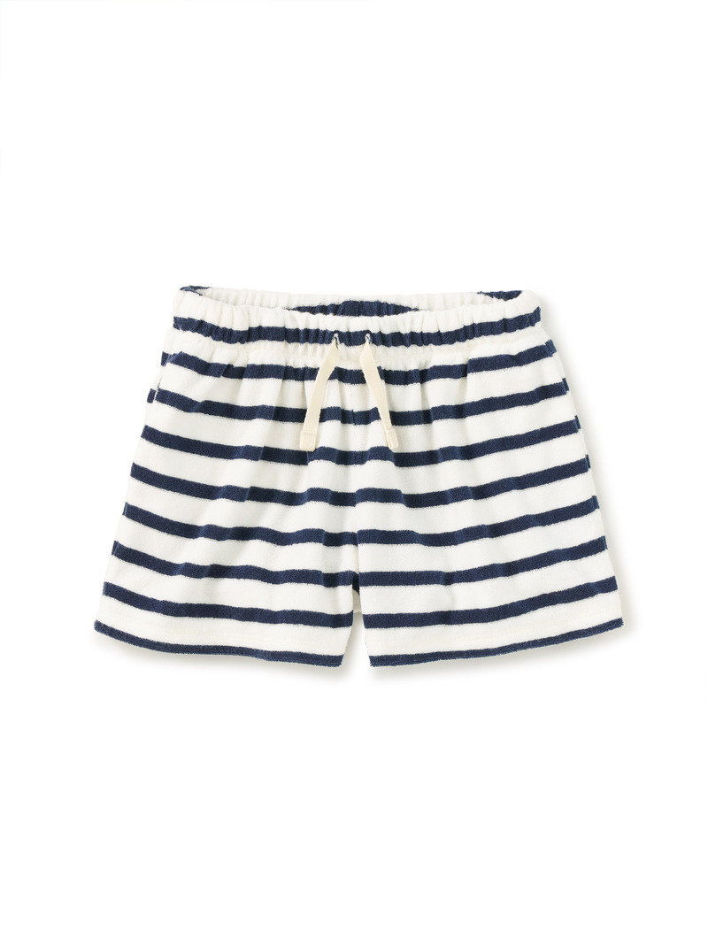 Terrycloth Stripe Shorts
